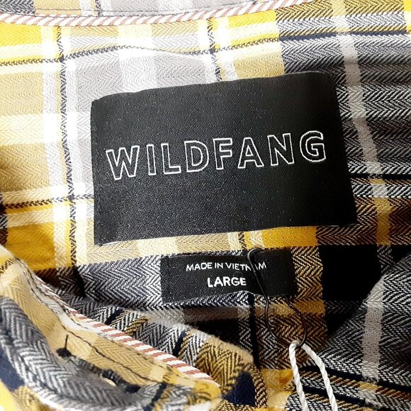 Wildfang Women Size L Collared Cotton The Essential Button Up Plaid Shirt - Picture 4 of 11